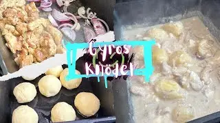 Gyros Kn&ouml;del aus dem Dutchoven // #food #cooking #4k #asmr