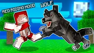 Playing as RED RIDING HOOD In Minecraft!