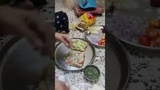 Easy Homemade Cheese Sandwich by mom #sandwich #recipe #shorts #viral #kokanimulga