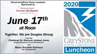 Virtual GreyStone Power Luncheon Sponsored by Douglas County Economic Development