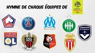 Hymnes de chaque équipes de Ligue 1 (2020/2021)