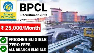 Bpcl apprentice 2023 | bpcl recruitment 2023 | bpcl vacancy 2023 | Diploma apprentice vacancy 2023