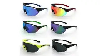 🔥 6 Colors, 1 Ultimate Sport Sunglasses! | JSSAC Polarized Sunglasses 🕶️