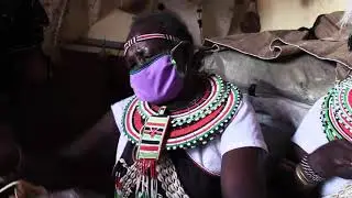 Hand Crafting by Sengekwo women cultural group Dancers.