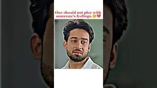 Don't play with boys' feelings.💔🥺 #cheating #girls