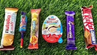 ASMR Most Popular Candys / some lots of colorful rainbow lollipop candy / unpacking chocolate 🍫
