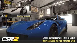 【CSR2】F12tdf (purple/gold), shift & tune for 8.10x (8.08x)