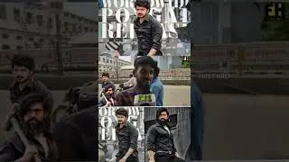 💥🔥KGF2 Copy- யா?!😈Varisu New Poster Public Reaction 🔴 Varisu Vs Thunivu |Varisu Pongal #Shorts