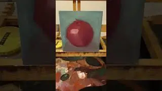Apple bottom #artist #abstract #london #oilpainting #authentic #abstractart #fruit