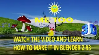 Me Too/ my latest 3d animation video and behind the scenes