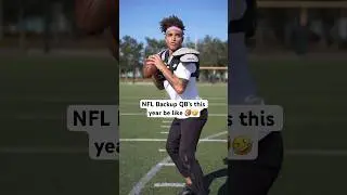 NFL Backup QB&rsquo;s Be Like&hellip; 🤔🤣 #footballshorts #nfl #americanfootball