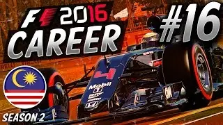 ROSBERG & RAIKKONEN MAKE CONTACT - F1 2016 CAREER MODE S2 PART 16: (MALAYSIA) | aarava