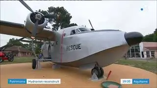 Biscarrosse : restauration d'un hydravion Grumman Albatross