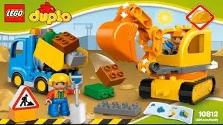 LEGO DUPLO Town 2016 TRUCK & TRACKED EXCAVATOR 10812 - Лего Дупло Грузовик и гусеничный экскаватор
