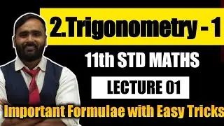 11th MATHS | 2.Trigonometry-1 |Important Formula with Easy Tricks | @pradeepgiri11thand12thacademy