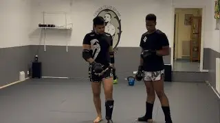Ismail future ufc champ sparring against justice mauy thai future one championship champ  2025/11/08