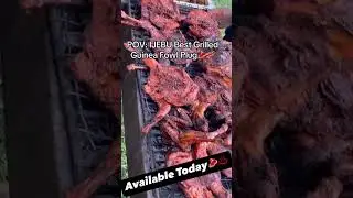 Best Lagos Guinea Fowl🥳🤩 #grilltime #foodie #smokegrill #food