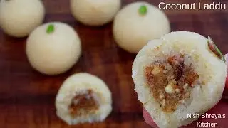 नारियल के Stuffed (भरवां) लड्डू | Stuffed Coconut Laddu | Vrat/ Falahari Recipe