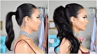 VOLUMIZED PONYTAIL WITH EXTENSIONS | EASY & FAST!