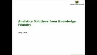 Knowledge Foundry: Your Analytics & Research Partner
