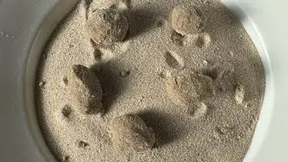 sand balls ☀️#sandasmr #satisfying #sandchunks #crunchysand