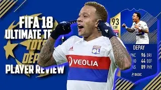 TOTS DEPAY PLAYER REVIEW FIFA 18 | 93 TOTS DEPAY REVIEW | FIFA 18 ULTIMATE TEAM