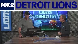 Lions coach Dan Campbell breaks down video on the Commanders