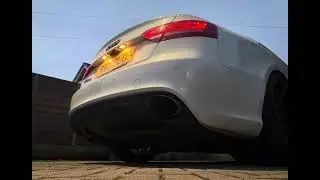 Audi RS5 b8 4.2 cold start. Sport exhaust. 