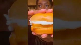 ✨Trying the McDonald&rsquo;s FILET-O-Fish for the first time 🍔 #youtubeshorts #mukbang #filetofish