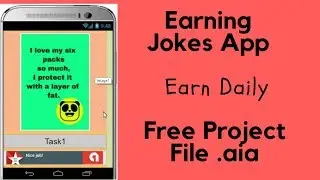 Jokes Earning App // Aia File Free Download//Appybuilder