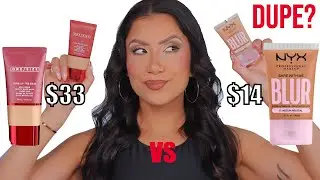 DUPE? NYX VS ONE/SIZE BLURRING FOUNDATION + ALL DAY WEAR TEST  *oily skin* | MagdalineJanet