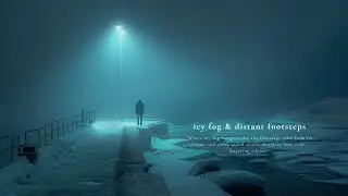icy fog & distant footsteps | deep winter dark ambient