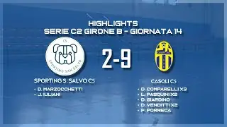 Sporting S. Salvo C5 - Casoli C5 2-9 - HIGHLIGHTS - Serie C2/B 25/26 Giornata 14 - 24-01-26