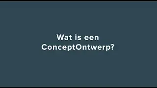 GRIP interieurprojecten - Wat is een ConceptOntwerp?
