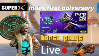 Indus Anniversary Update LIVE 🔥 | Harsu Plays | New Map, Skins, Rewards & Gameplay | Indus Battle R