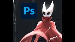hornet hollow knight Fanart / Photoshop Speed Painting Timelapse
