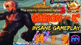 Gusion - K' Insane Gameplay! Insane Handspeed! Enemy Surrender Once Again!?!? - Draux TV