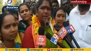 Mulugu MLA Sitakka | Visits Sammakka Saralamm | in Bhupalapally