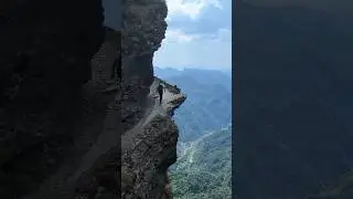 A magical place: The world&rsquo;s most perilous cliffside trail.