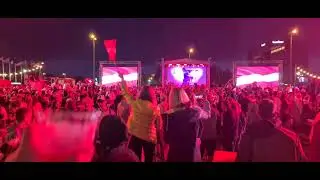 iihf world cup 2023 ice hockey Riga FAN ZONE live- after sweden-latvia party