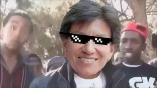 Senadora Claudia L&oacute;pez    turn down for what a rcn tv