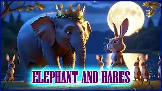 Elephant and Hares &ndash; A Clever Panchatantra Story About Intelligence Over Strength