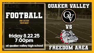 Quaker Valley Football - 08/22/2025 - vs Freedom Area