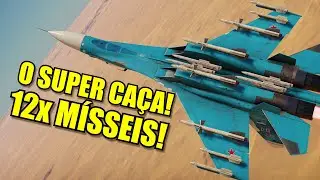 SU-27SM agora tem como levar 12 M&Iacute;SSEIS! SUPER ca&ccedil;a pesado da R&uacute;ssia ainda mais forte! - War Thunder