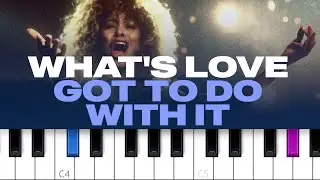 Tina Turner - What's Love Got To Do With It (piano tutorial)