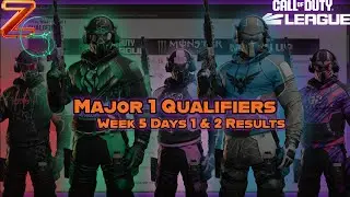 Major 1 Qualifiers Week 5 Days 1 & 2 Results