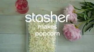 Stasher Makes Popcorn