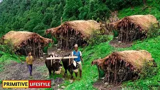 Very Hardworking People of Rural Nepal || Poor But Happy Nepali Mountain Village Life || Nepal