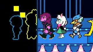 Do OTHER Party Members Have an Outline Here? [Deltarune chapter 2]