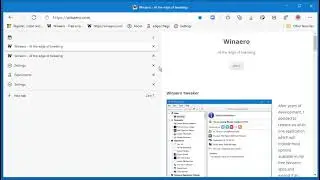Resizable vertical tabs in Microsoft Edge